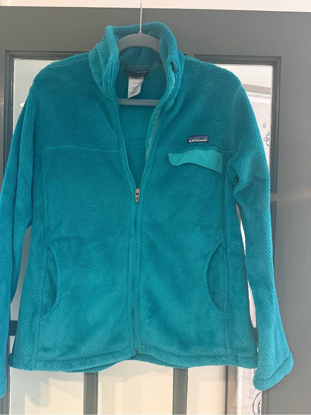 Patagonia woman’s Teal Full-Zip Fleece Jacket